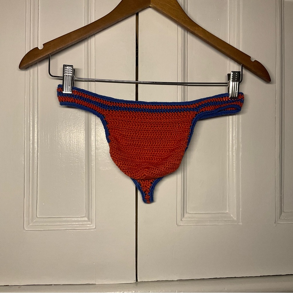 Mens Crochet Thong